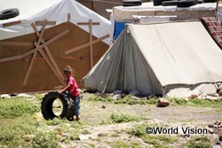 レバノンの難民キャンプの様子